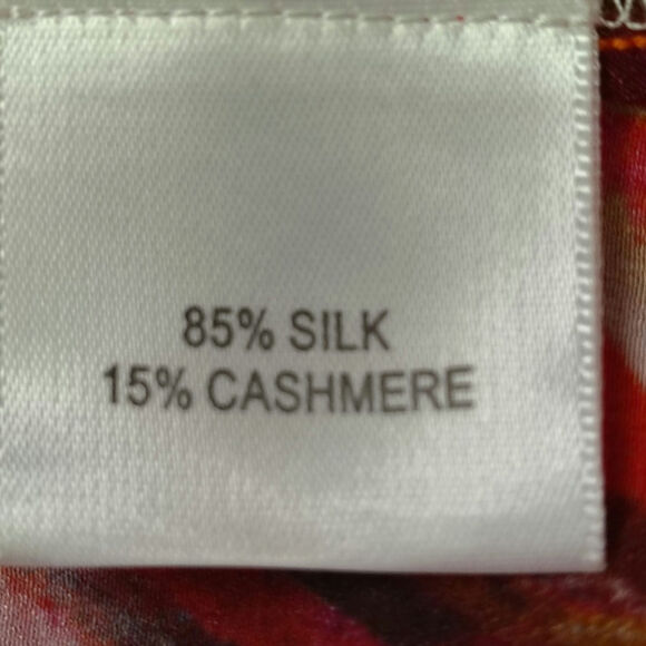 Robert Talbot Silk Sleeveless Sweater Orange Womens Size Large - Picture 6 of 6